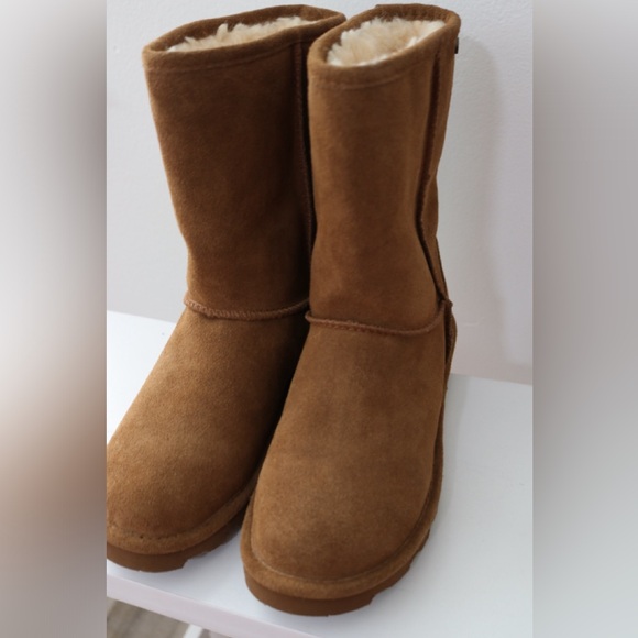 NWOT BearPaw Tan Winter Boots with Cozy Lining Size 9 - Picture 11 of 12